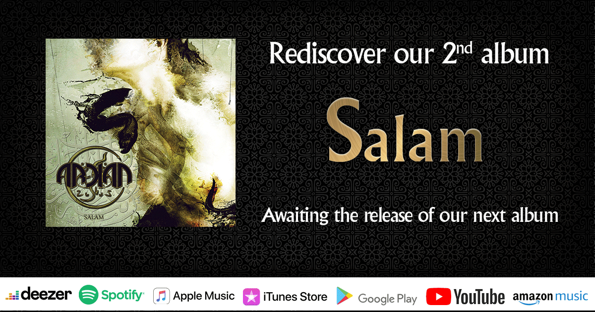 ARKAN_BAND's tweet photo. Redécouvrez notre deuxième album "Salam" en attendant la sortie de notre prochain opus le 16 octobre prochain!!
Bientôt un nouveau jeux concours sur Facebook pour gagner un exemplaire de "Salam"! Keep in touch!!
Youtube: https://t.co/XGubgcNb8V
Bandcamp: https://t.co/xn0lLQZVNP https://t.co/QYnPWzpQwk