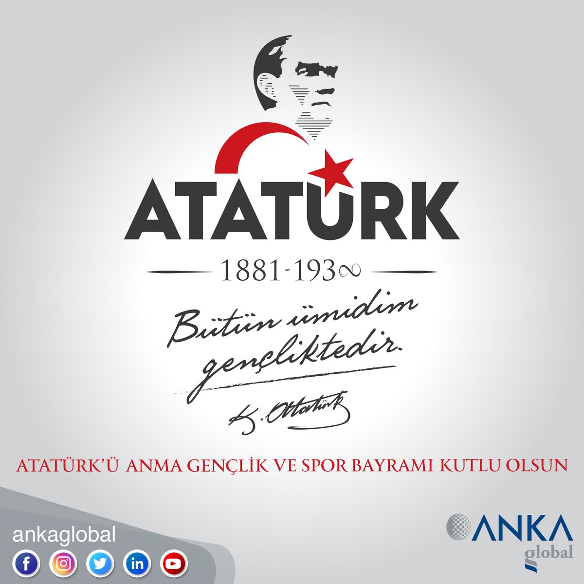 ankaglobal's tweet photo. @ankaglobal#atatürk#19Mayıs#www.ankaglobal.com https://t.co/AhE2k76Y9d