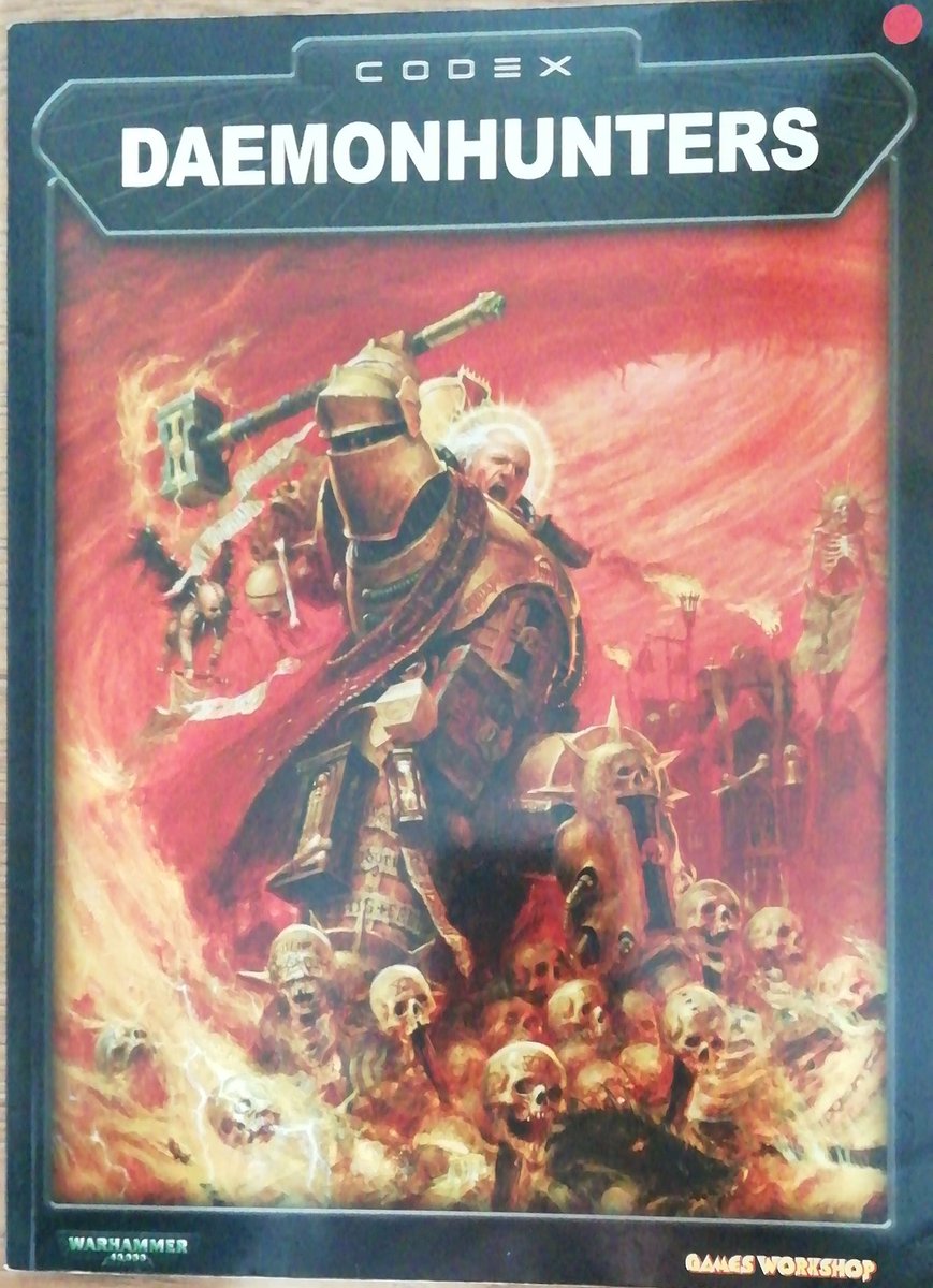 Thread:This week I have been looking at the first appearance of the Grey Knights in their own codex (sort of): Codex Daemonhunters - 2003 #WarhammerCommunity  #OldHammer(ish)