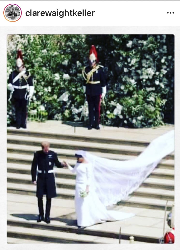  #clarewaightkeller  @givenchy  #WeddingDress  @jessicamulroney  #HappyAnniversaryHarryandMeghan  #RoyalWedding 