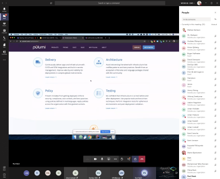 DevopsGbg's tweet image. And we&apos;re live with @stack72 demonstrating his @PulumiCorp testing superpowers 🚀

#devops #tdd