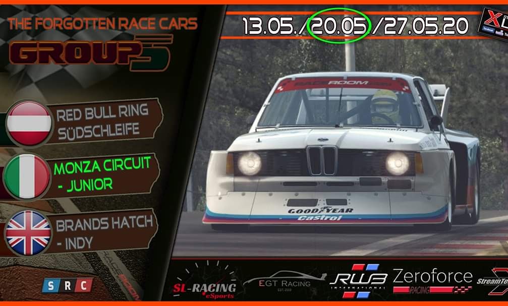XStreamTeamLiv1's tweet photo. Gruppe 5 Action | 80er Jahre | Mittwoch, 20.Mai auf https://t.co/mGoo3OuZjf.

Ein Event von https://t.co/kTMN90Dy0H in RaceRoom!

Nostalgie Action auf Monza 

Ab 21:00 sind wir LIVE!

#monza #RaceRoom #twitch.tv #twitchstreamer #TWITCH #SIMRACINGCENTER #SIMRACING https://t.co/N1My7KxFgr
