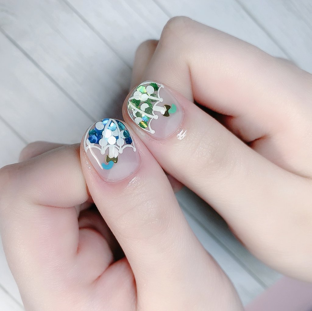 メロンソーダネイル メロンソーダネイル