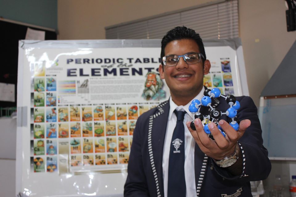 Exposcience's tweet photo. #EskomExpoTurns40 @UPTuks student Rahil Samlal went from receiving a Participation Award at a 2014 regional science expo, to representing KZN at the 2017 #EskomExpoISF, to representing South Africa at the 2018 #INTELisef in the US https://t.co/B3e2Z20wQ9 #TuesdayMotivation https://t.co/hCP96PbrEw