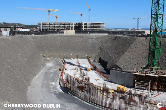 Consistent with the first phase of the Irish Government’s return to work plan, Cherrywood Town Centre has recommenced onsite construction works. We look forward to safely progressing works in accordance with directives on our M50 car park access ramp.