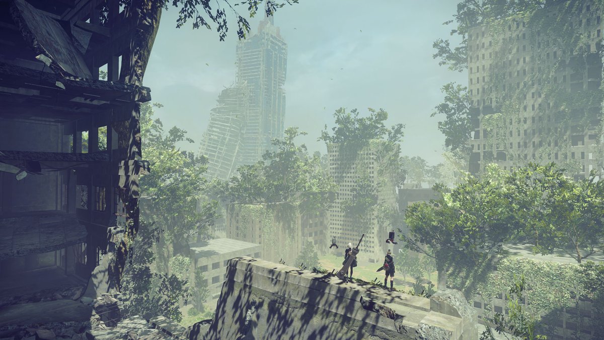 Nier Series We May Be Behind Trend A Bit But Why Not Use These Stunning Background Images From Nier Replicant Ver 1 And Nier Automata In Your Zoom Video Calls T Co Xrkbj3t5wy