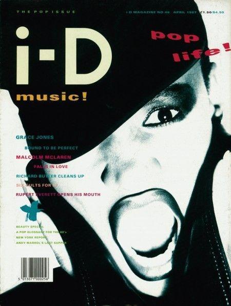 Happy Birthday to former i-D cover star Grace Jones! [The Pop Issue, April 1987] 