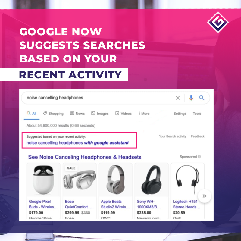seogenics's tweet image. A small yet interesting feature addition by Google. It will now suggest an alternate search query based on your recent search activity. This feature is rolling out silently as Google is seeing how people are reacting to this feature. 
#googlenewfeature #searchsuggestions