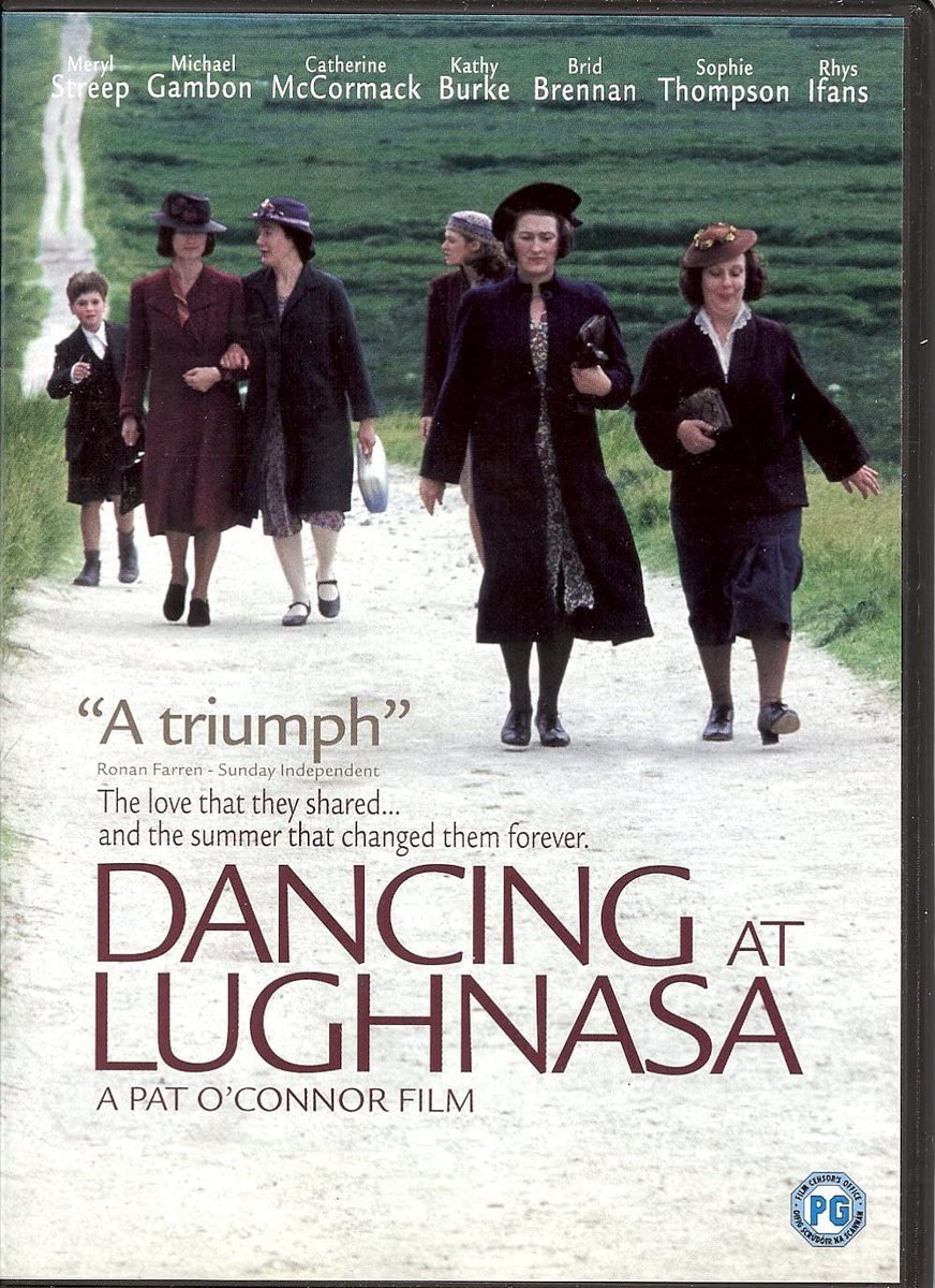 I'm guessing the 1998 film 'Dancing at Lughnasa', starring Meryl Streep, is set in Donegal? I've not seen it, but since the 1990 Brian Friel play, upon which the film is based, is set in a fictional Donegal town called Ballybeg (based on Glenties), I assume the film follows suit.
