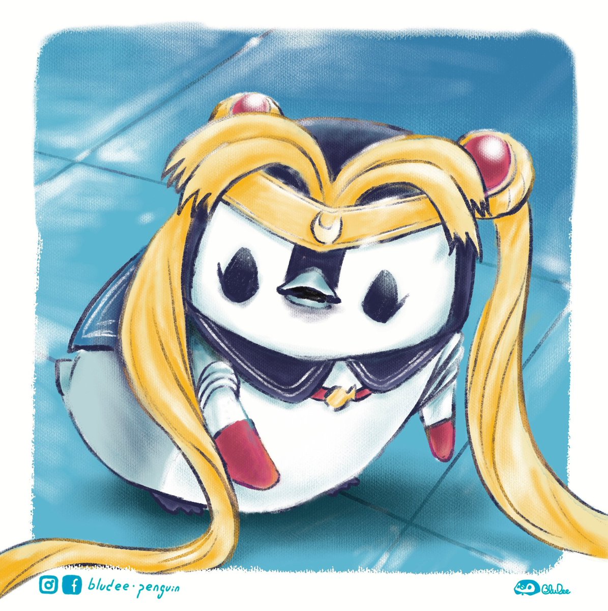 BluDeePenguin's tweet photo. 🐧🌙
Sure！ As a penguin, BluDee definitely is a sailor.

SailorBlu/ DeeLorMoon?
#SailormoonReDraw
#bludee #penguin #sailor https://t.co/vYaGrlLQpi