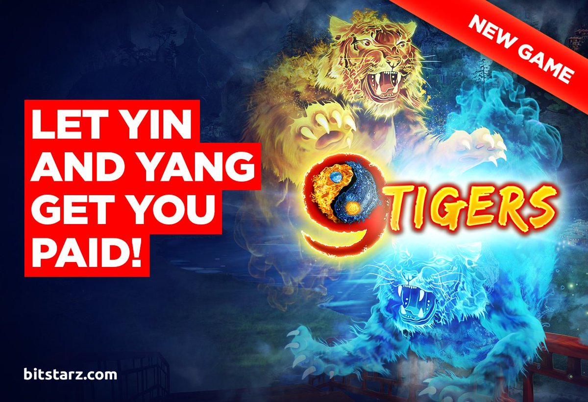 How to Find the Yin to Your Yang and Get Paid in the New 9 Tigers slot by @WazdanGames. bit.ly/2zOnaVF #9Tigers #BitStarz #GameGuide #NewGame #OnlineSlots #SlotGames #OnlineCasino #BitcoinCasino