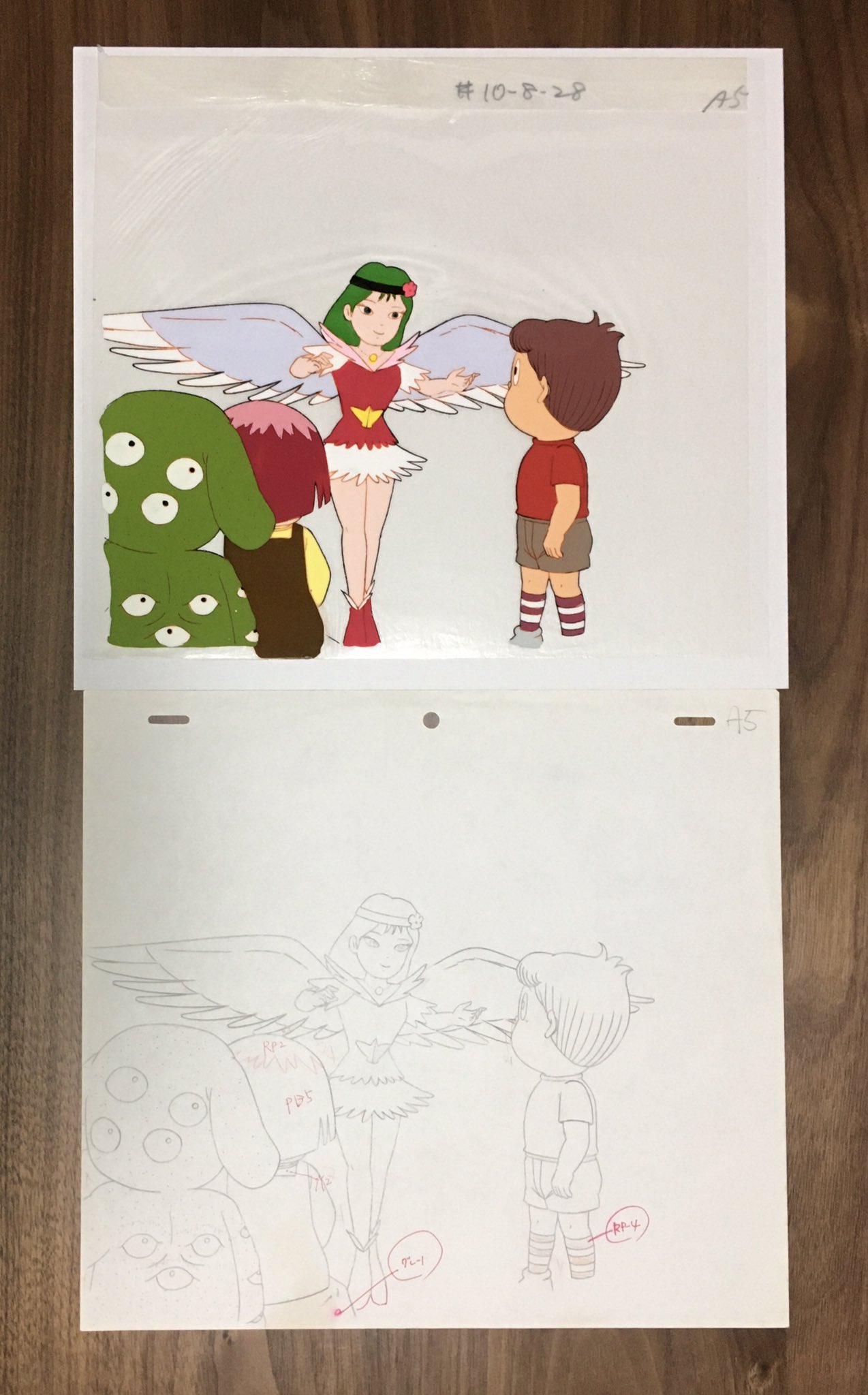 水木しげる 河童の三平 カッパ 直筆サイン入り色紙 水木しげる 河童 の