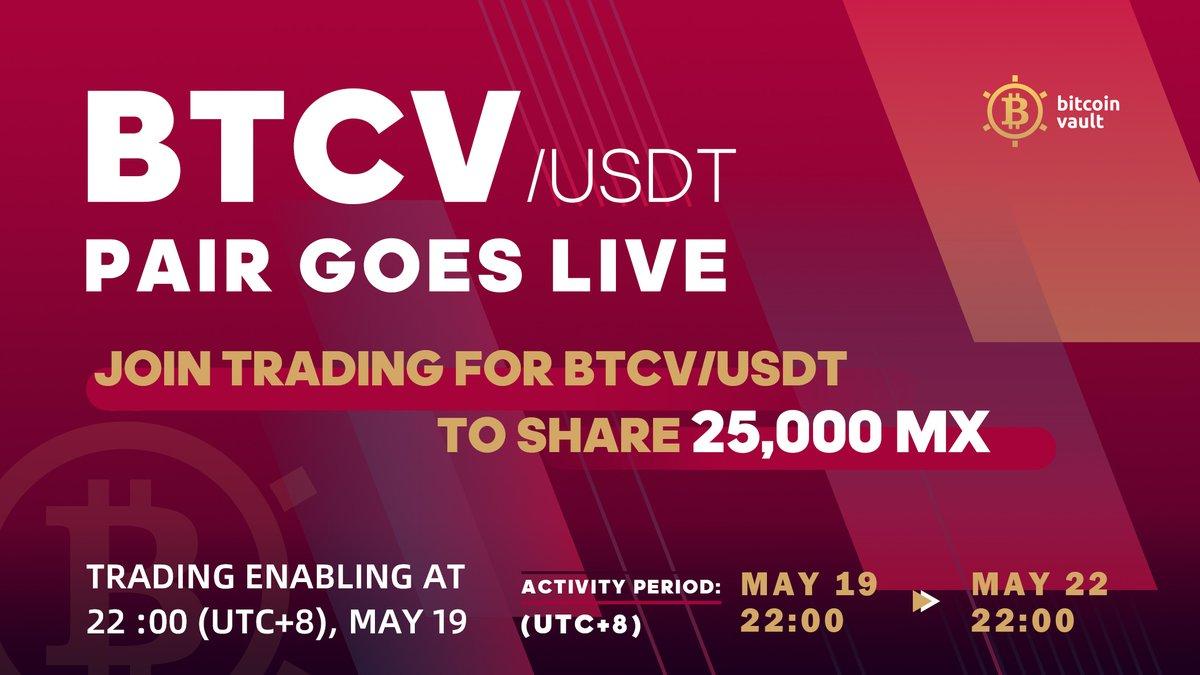 MXC Akan Meluncurkan BTCV/USDT Pair dan Kontes Perdagangan

sobatcrypto.com/2020/05/MXC-Ak…

#MXC_Exchange #BTCV #trading #event #SobatCrypto