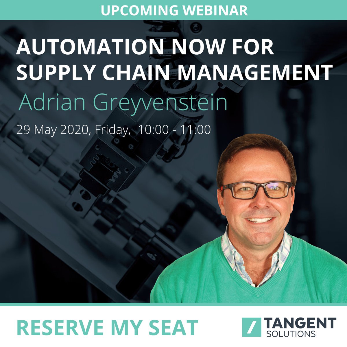 By introducing #Intelligent #Automation into #supplychainmanagement your productivity will skyrocket by dramatically improving #inventory management and demand forecasting. Join <a href="/TangentZA/">Tangent Solutions</a> on Friday 29th May for a free #Webinar on #IA🚀#SCM
Register Today👉tiny.cc/automation-sup…