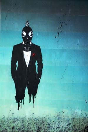 L'appel de la #rue, de la #street, de l'#art, du #StreetArt
 
Ici à #Rennes, un travail à 4 mains : #alexandre_bouchon et #les_graffs_du_justicier