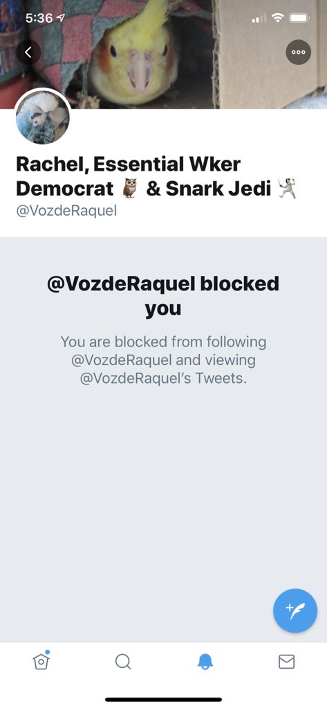 My first block/reported!