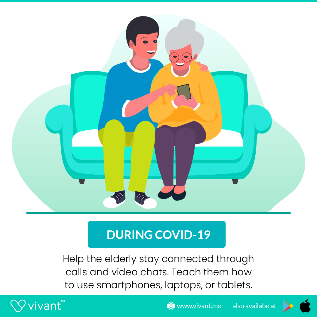 Covid-19 has left the elderly (known or neighbours) stranded in their homes. Be kind and help them connect with their loved ones.

#vivant #coronavirus #covid #stayhome
