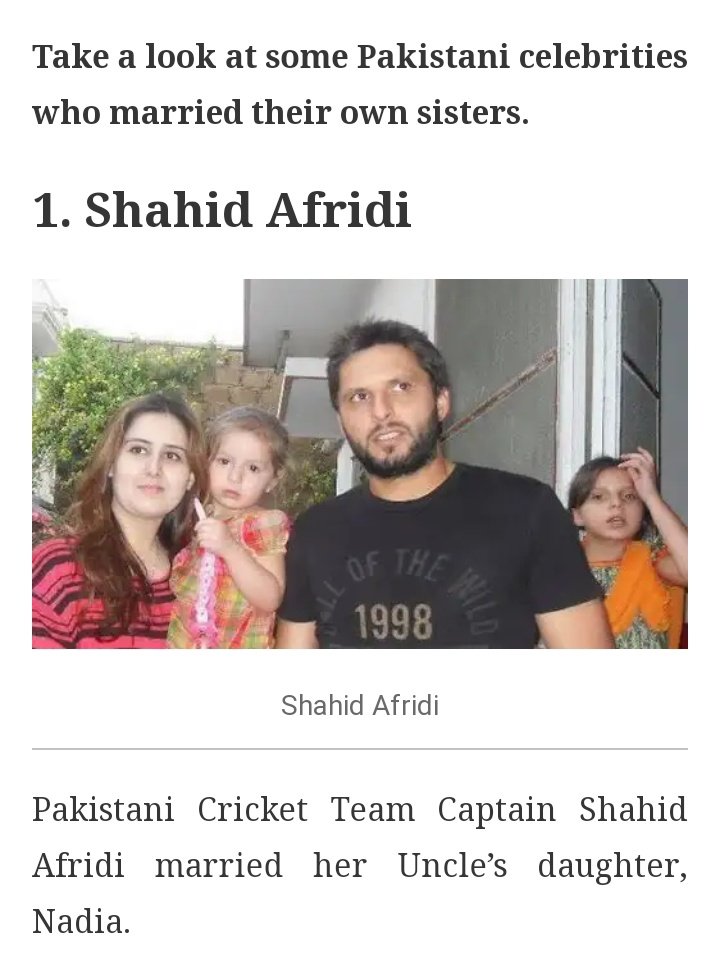 GautamChakraba6's tweet photo. Do You Know?
@SAfridiOfficial is a No.1 #BehenC..d of Pakistan. Bcoz he married his sister #Nadia. 😜
Jo khud ke liye apini khandan ke bahar ek ladki nehi dhund paye, aur unko #Kashmir chahiye... 🤣🤣
@YUVSTRONG12 @harbhajan_singh @imjadeja @SDhawan25 https://t.co/Lo91N8V066