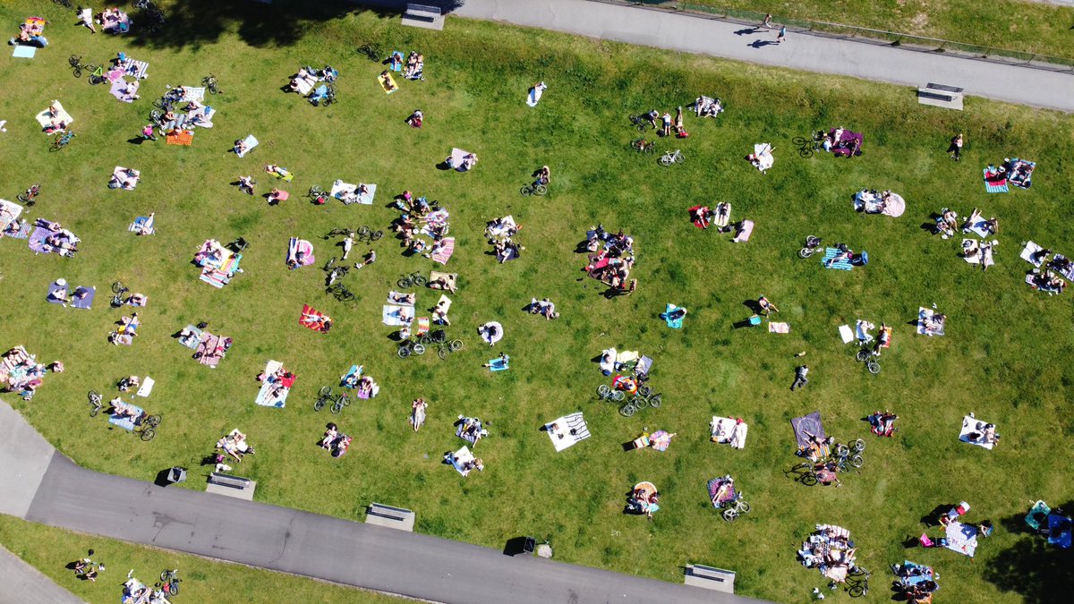 View straight down from above. – at  Kitsilano Beach