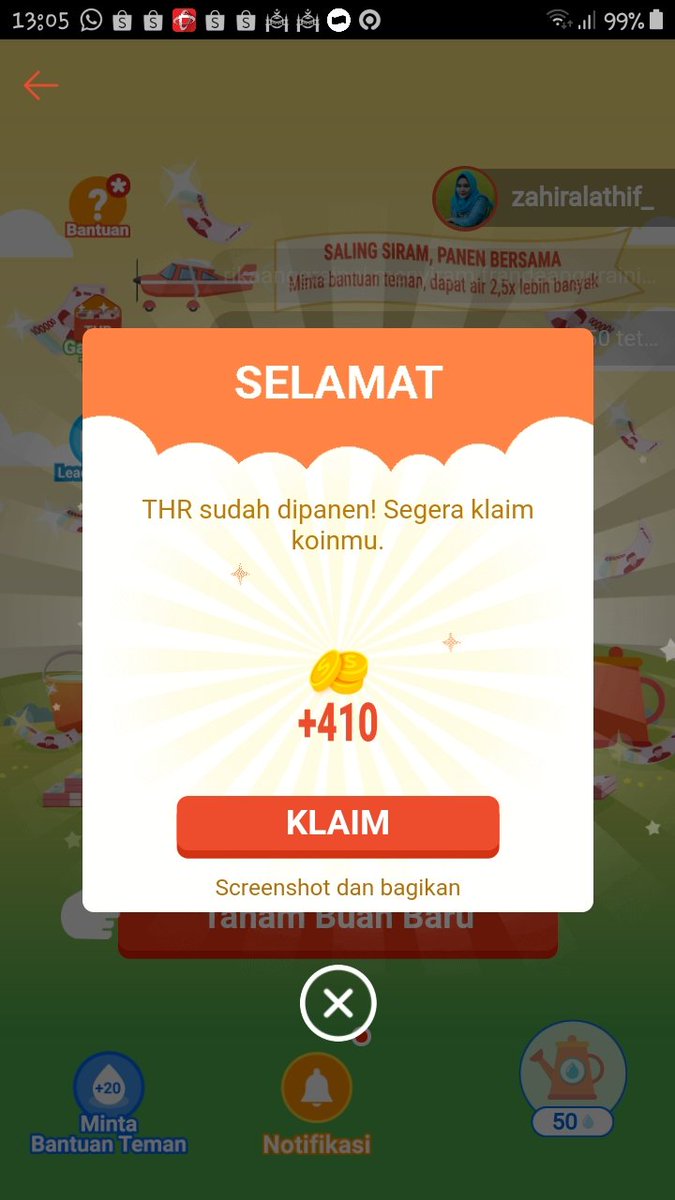 Konsisten koin nya 🥺
Udah hampir 20× panen nya 😔
<a href="/ShopeeID/">Shopee Indonesia</a> 
#ShopeeID 
#ShopeeTanamTHR10M 
#ShopeeDariRumah