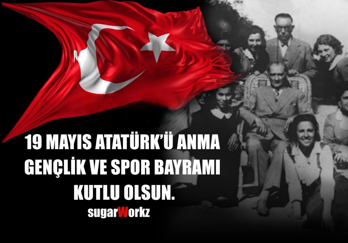 19 Mayıs Atatürk'ü Anma, Gençlik ve Spor Bayramımız kutlu olsun 🇹🇷 #19MAYIS
