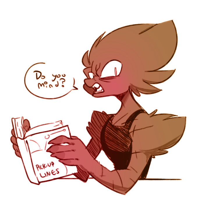 she is doing very important reading. no snooping

#ocs 