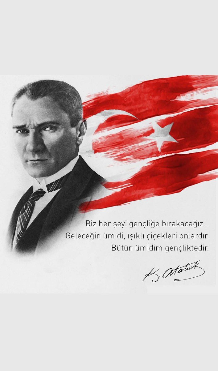 #19Mayıs Atatürk'ü Anma, Gençlik ve Spor Bayramımız kutlu olsun.