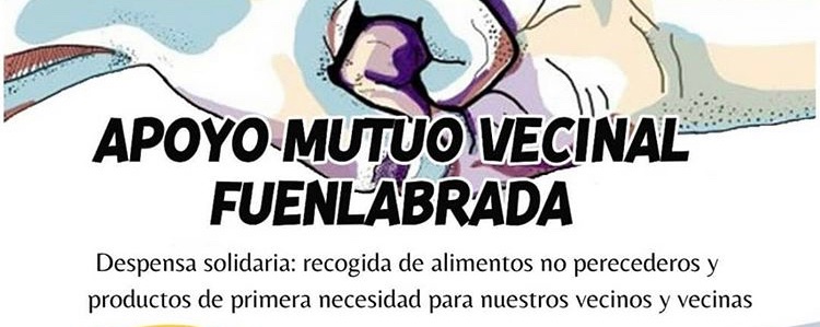 ApoyoMutuoFuen1's tweet photo. Un grupo de vecinos de Fuenlabrada nos hemos organizado para ayudar frente a la crisis del #Covid_19. Si tú también quieres ayudar, contacta con nosotros. #redvecinal #vecinosdeFuenlabrada #Fuenlabrada #Solidaridad #apoyomutuovecinal https://t.co/AaDdeAQiBP