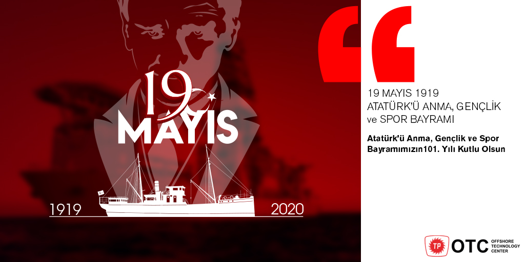 Atatürk'ü Anma, Gençlik ve Spor Bayramımızın 101. Yılı Kutlu Olsun

#19Mayıs #AtatürküAnma #GençlikBayramı #GençlikveSporBayramı