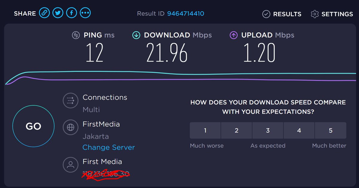 an_dres89's tweet photo. @FirstMediaCares ini upload speed Dlite kenapa lama sekali? awal pasang kata teknisi nya elum stabil tapi udah 1 bulan masih 1 mbps upload nya https://t.co/vly4IuGskD