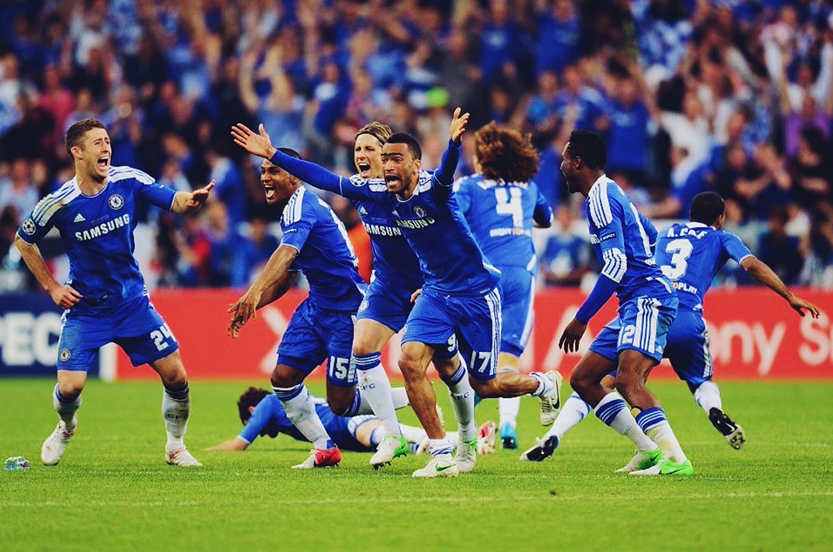 8 years ago today - 19/05/2012 - We won the  @ChampionsLeague  I am speechless :') don't know what to say, from  @juanmata8's corner to  @didierdrogba's spot kick everything felt like magic to me  the team and away fans equally played their part in us winning the title 