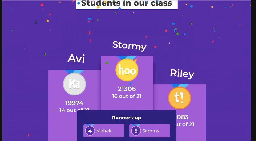 techhealthyfam's tweet photo. So fun! The kids are now making Kahoots for us to play in our meetings! #saisrocks @GetKahoot #stayingtogether #bridgingthedistance @JohnstoneClare https://t.co/EQAJG9Q7o9