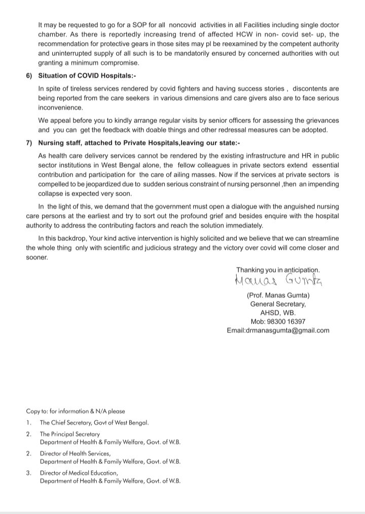 Association of Health Service Doctors, West Bengal (@associationofh2) on Twitter photo 