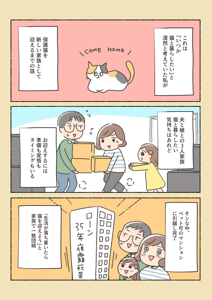 保護猫ちゃんを家に迎えるまでの話①

(長くなるので続き描けたら順番にこのツイにツリー方式で追加してきます) 