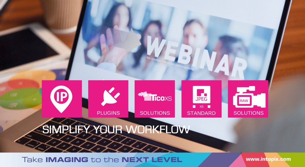 intoPIX's tweet photo. 📢 It's tomorrow ! 👇 Last chance to register!
https://t.co/mdrtgv1vGH
Learn about @intoPIX exciting new releases & the JPEG-XS standard evolution with Jean-Baptiste Lorent & Justine Hecq !
#TICOXS #TICORAW #ST2110 #Workflow #JPEGXS #Broadcast #FPGA #IPCores #CPU #GPU https://t.co/quuiPlsM0B