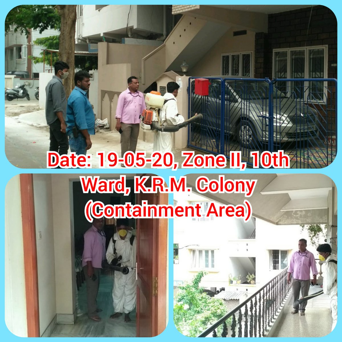 viswanadha1981's tweet photo. @chschnraju @GVMC_OFFICIAL @GummallaSrijana Already sprayed in KRM Colony.. https://t.co/7YrbgvhL91