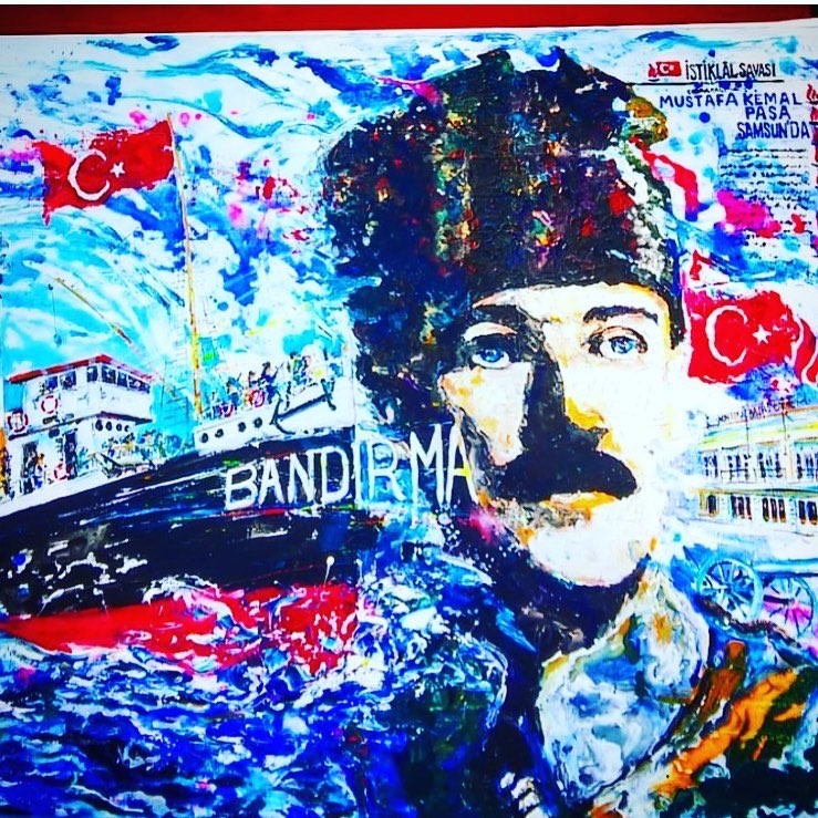 umut091315's tweet photo. By #NedPamphilon - #MustafaKemalAtatürk #19May #19Mayıs
Happy 19th of May Commemoration of Ataturk, Youth and Sports Day
#AtatürküAnmaGençlikVeSporBayramımızKutluOlsun
#Art #Modern_art #Visual_arts #Poster #Painting #Collage #Acrylic_paint #Graffiti #Gazi #Başkomutan #Paşa https://t.co/WfbpzMKG38