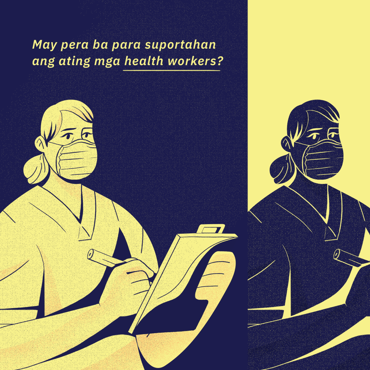 covidbudgetph's tweet photo. May pera pa ba para suportahan ang ating mga health workers ngayong krisis ng #COVID19PH?

Sabay-sabay nating bantayan ang budget sa https://t.co/oquML4ufFu #HoldPowerToAccount #SpendFasterToStopHunger https://t.co/y1d95mXAyB