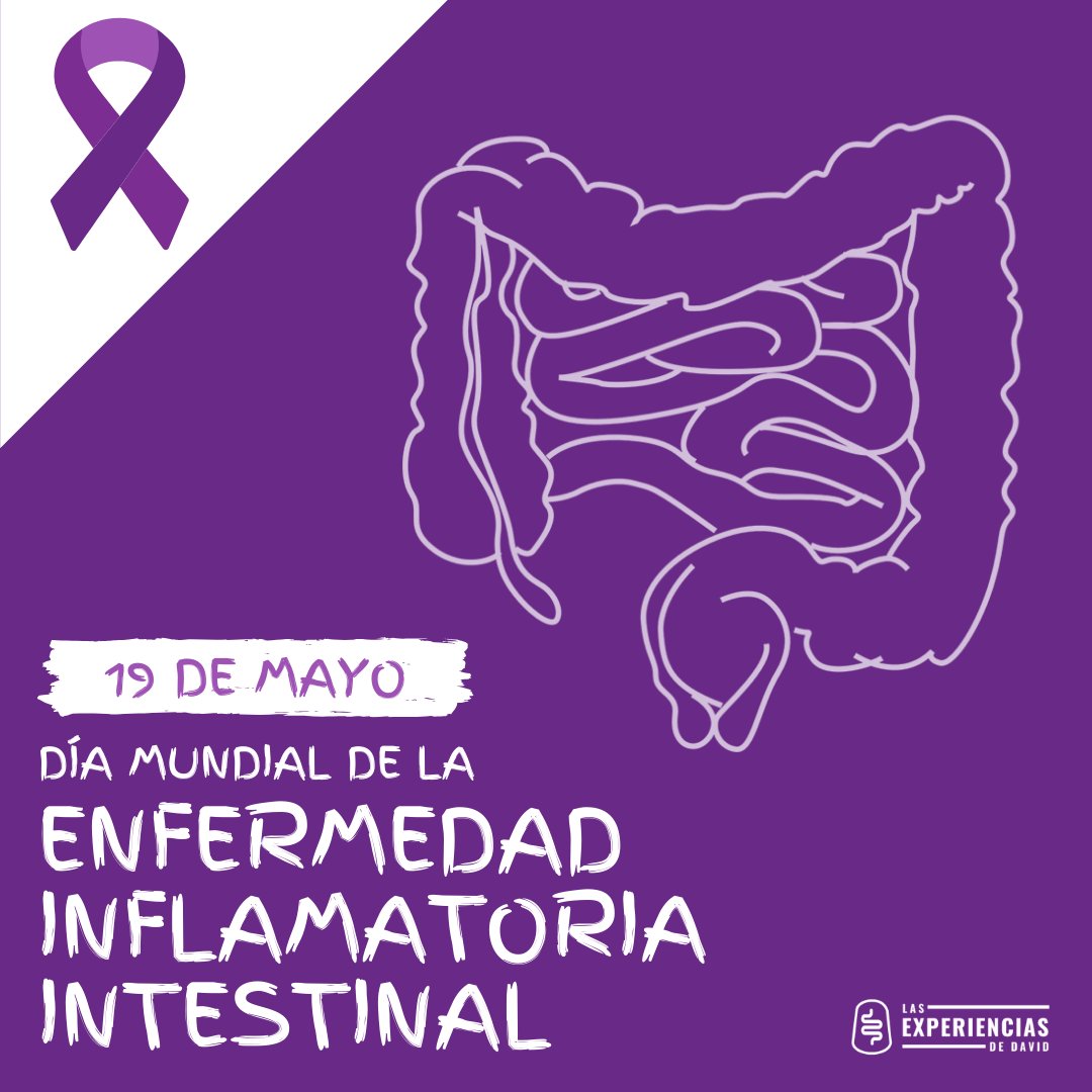 ExperienciasdeD's tweet photo. Hoy es el Día Mundial de la Enfermedad Inflamatoria Intestinal #EII 

Quiero dar las gracias a todas las personas que han participado en el #RetoUnidosporlaEII y ayudado en su difusión 🤗

#DiaMundialEII #Crohn #ColitisUlcerosa https://t.co/F5bZWivkZ3