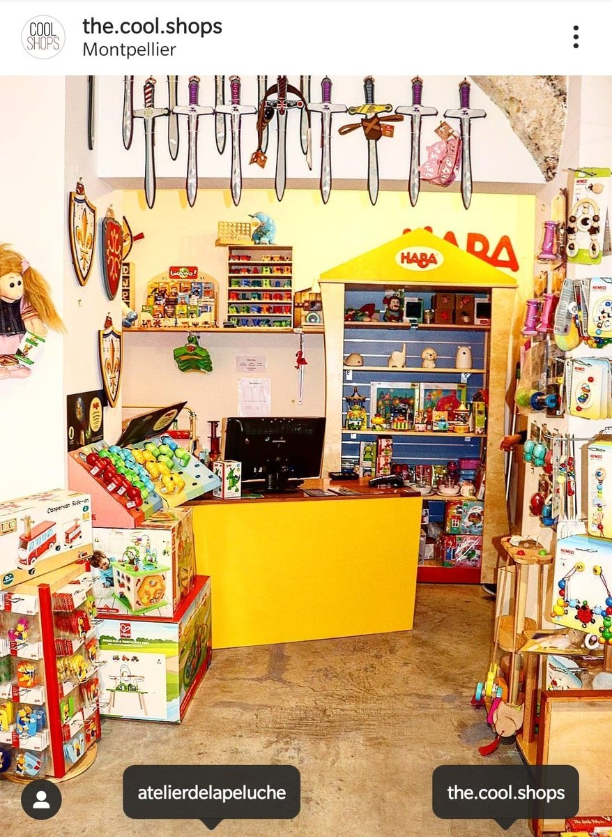 cool_shops's tweet photo. INTERIEUR BOUTIQUE 👇
Le #layout dans l’@atelierdelapeluche termine à la...
#coolshops #retail #commerce #tiendas #atelier #enfant #shop #escapegamemontpellier #escapegameenfants #atelierdelapeluche #paniquedanslatelier #igersmontpellier #montpelliernow
https://t.co/z1FVbYI6mN https://t.co/O7QXMVgpIJ
