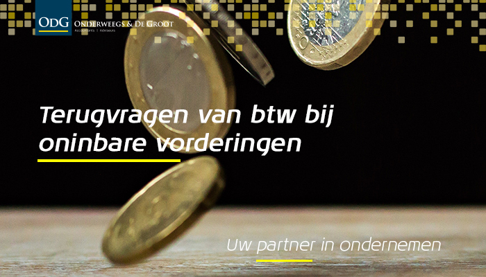 Hebt u te maken met oninbare vorderingen? Dan hebt u recht op terugvordering van de btw. Lees snel verder waar u op moet letten. 

odg-accountants.nl/terugvragen-va…