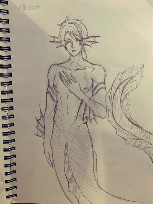 電車お絵描きシリーズ
今日は人魚ジェイド?
アナログが早いから楽しい…スケブ持ってきてよかった(ˇωˇ) 