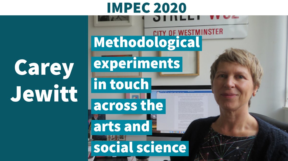💻 Colloque international #IMPEC2020 @ImpecLyon 

🗓 du 1 au 3 juillet 2020

👆sur le thème des sensorialités

🖱impec.sciencesconf.org/resource/page/…

📌 avec Carey Jewitt @CareyJewitt