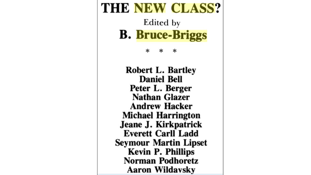 5/ Critics of the 'New Class' sometimes backed the Republicans (Irving Kristol, Kevin Phillips), while most were centre-left Democrats (Daniel P Moynihan, Bell, Nathan Glazer)