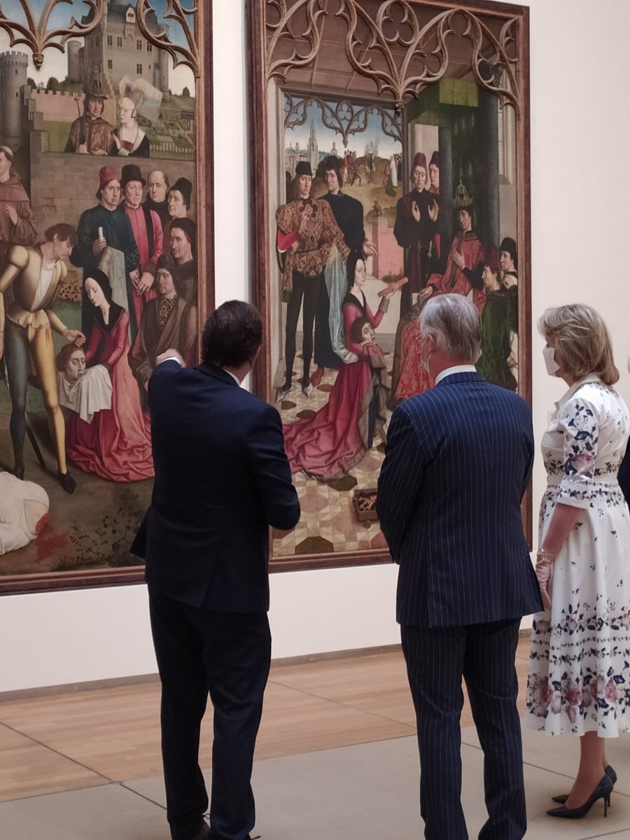 We are honoured to welcome Their Majesties the King and Queen as our first visitors at the Old Masters Museum after the reopening!

<a href="/MonarchieBe/">Belgian Royal Palace</a> <a href="/DavidClarinval/">David Clarinval</a> #Museumsareopen