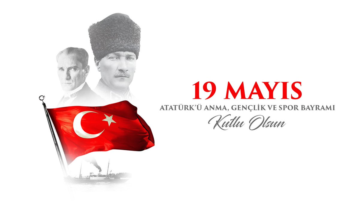Cumhuriyetimizin kurucusu Gazi Mustafa Kemal Atatürk ve silah arkadaşlarını saygı, sevgi ve rahmetle anıyorum. Gençlerimiz başta olmak üzere milletimizin #19Mayıs Atatürk'ü Anma, Gençlik ve Spor Bayramı kutlu olsun. 🇹🇷