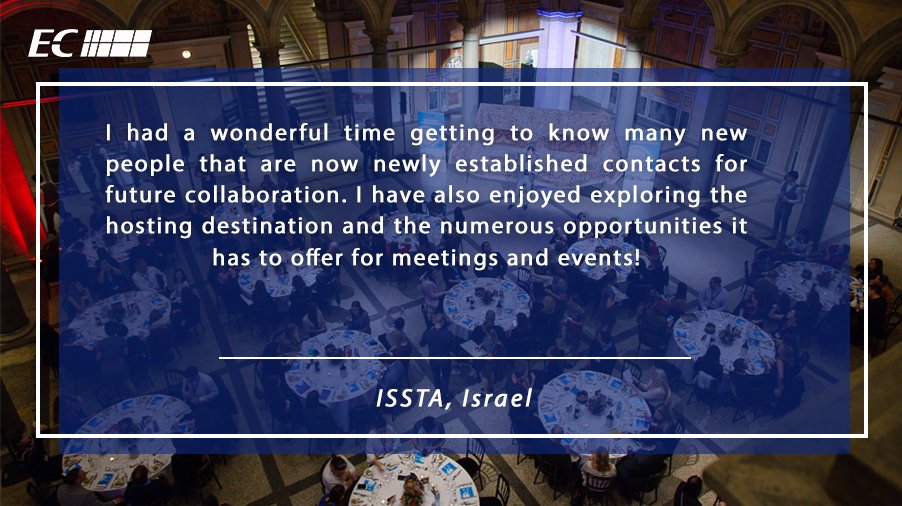 EuropeCongress's tweet photo. It is #ECfeedbackTuesday 💬 and we are continuing to share with you the impressions of participants of the Europe Congress events!

#meetingprofs #eventprofs #eventplanner #miceforum #testimonial #MCEvienna https://t.co/ow2nmOHX71