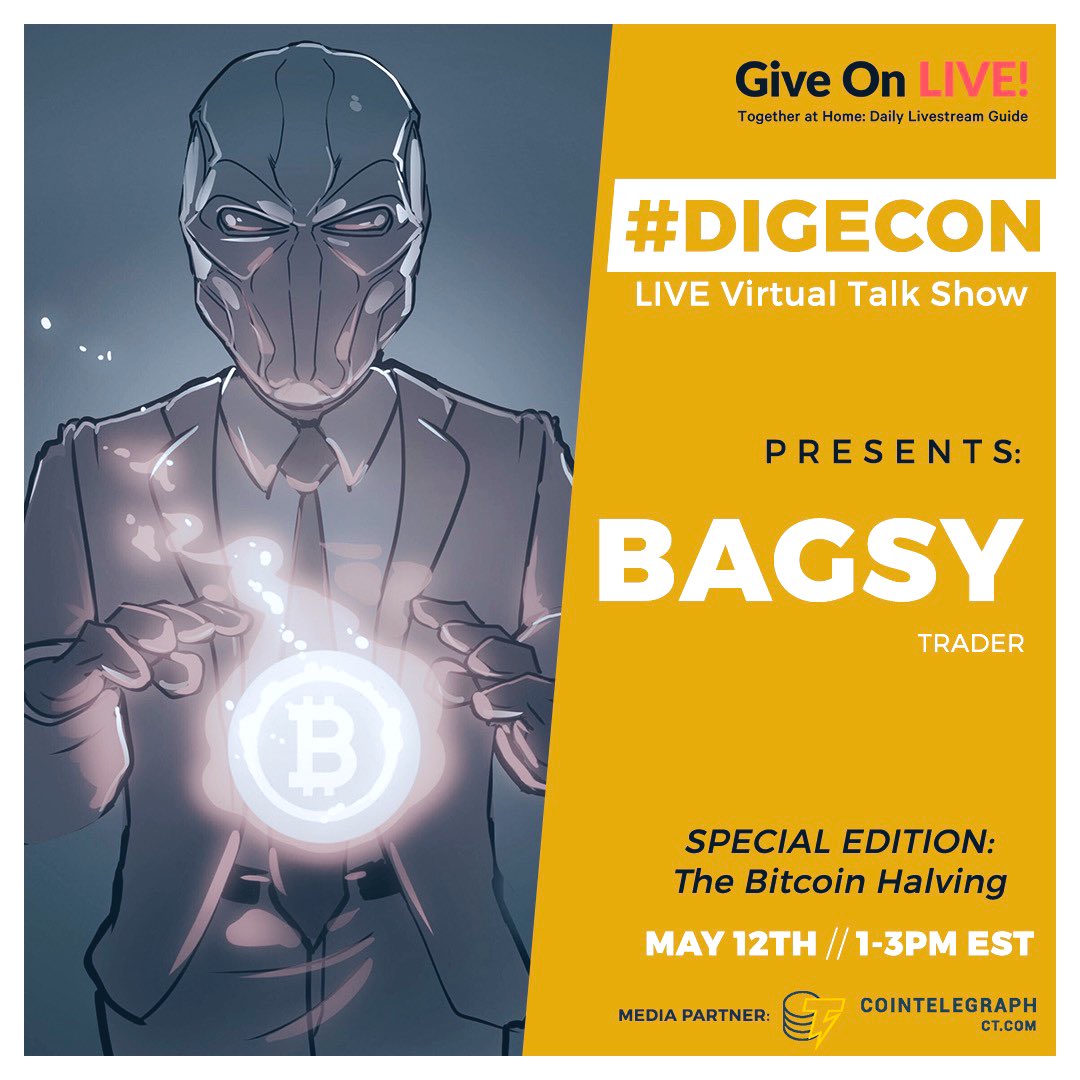 GiveOnLIVE's tweet photo. Dream of becoming a rockstar #Trader like @imBagsy ? Well, first you need some #Digital #Money! Come learn all about it today on #DIGECON Your Digital Doorstep.
Free Access HERE: https://t.co/l8LuZLsWoc https://t.co/jkxqMfq2lD