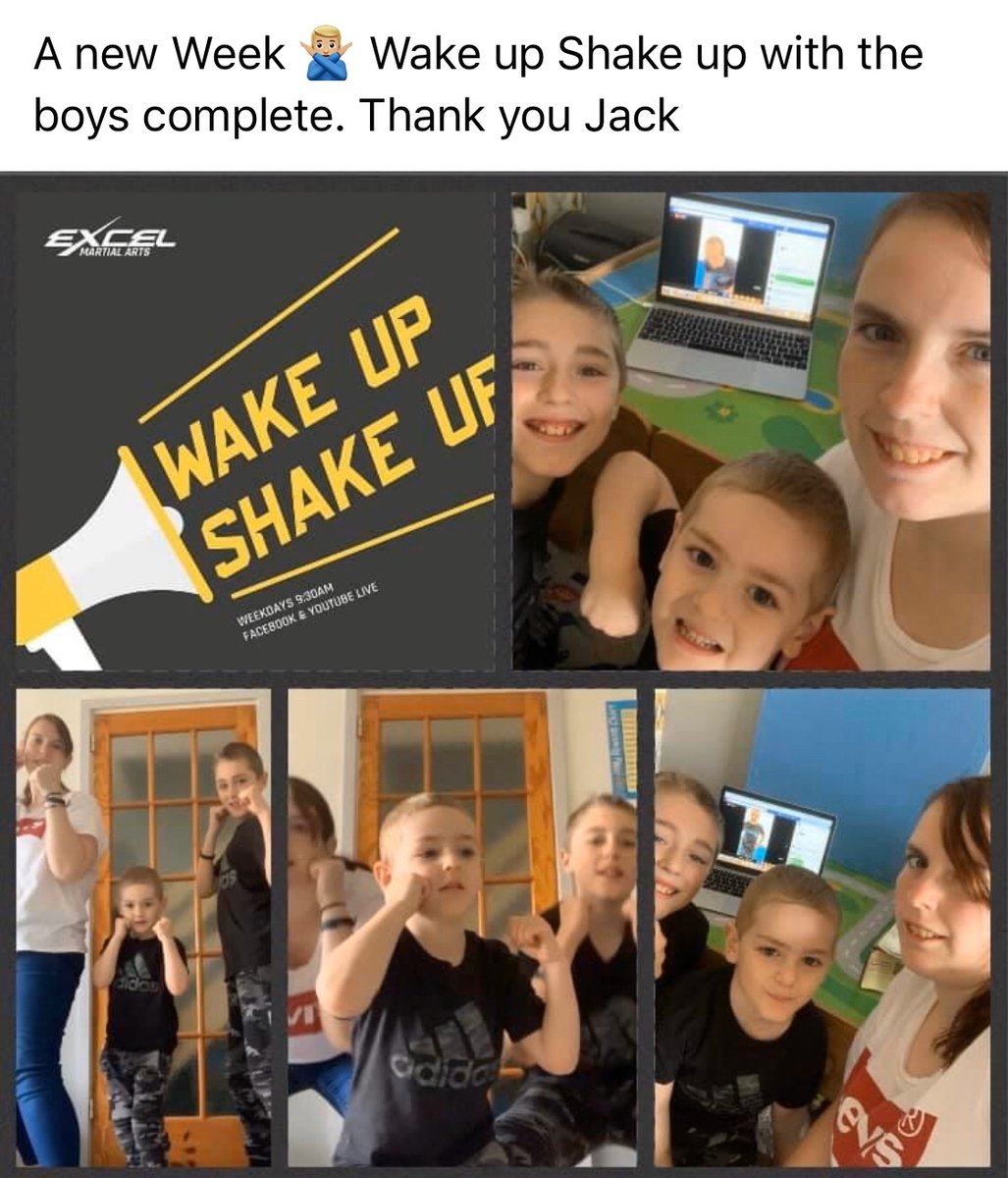 excelsheffield's tweet photo. WAKE and SHAKE!

1 hour to go! Tune in LIVE on Facebook and join our Excel coaches with a great way to start the day!

#FBLive https://t.co/3Ga3rsSJ0R