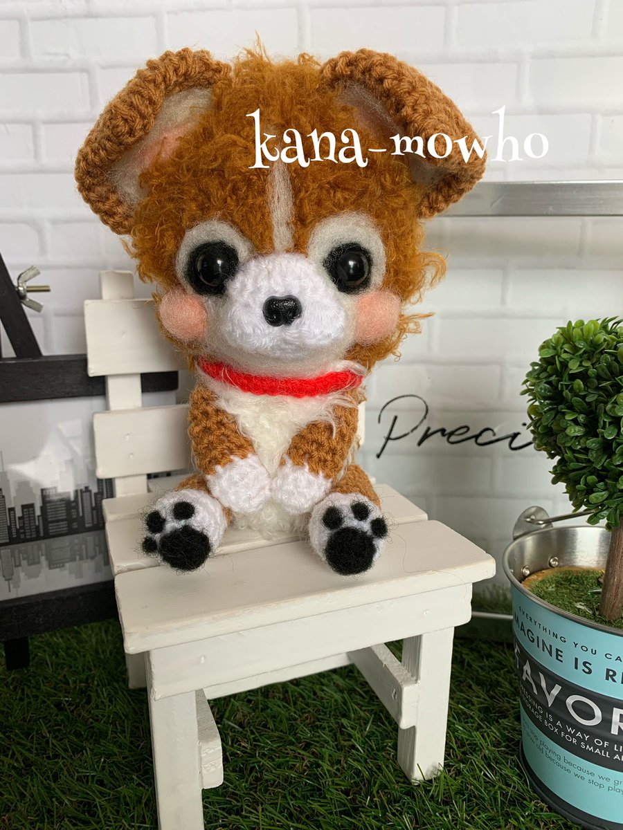 ট ইট র カナ オーダー頂いた垂れ耳チワワちゃん なんとも優しい表情に出来上がりました ママの元へ W S Go あみぐるみ 編みぐるみ 犬 チワワ 垂れ耳チワワ 犬好きの人と繋がりたい ハンドメイド好きな人と繋がりたい Minne